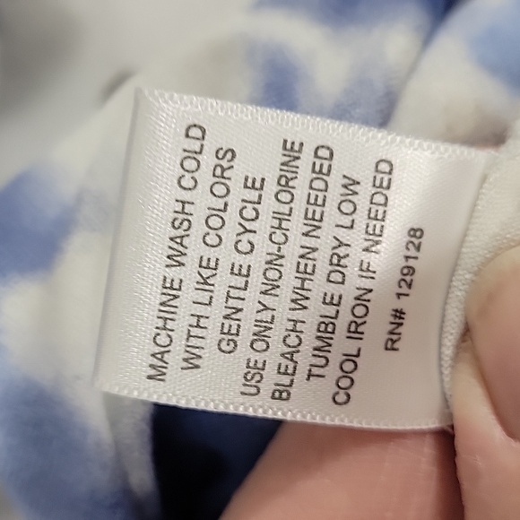 Blue Mood Tie-Dye Women's Top Size L - Picture 9 of 9